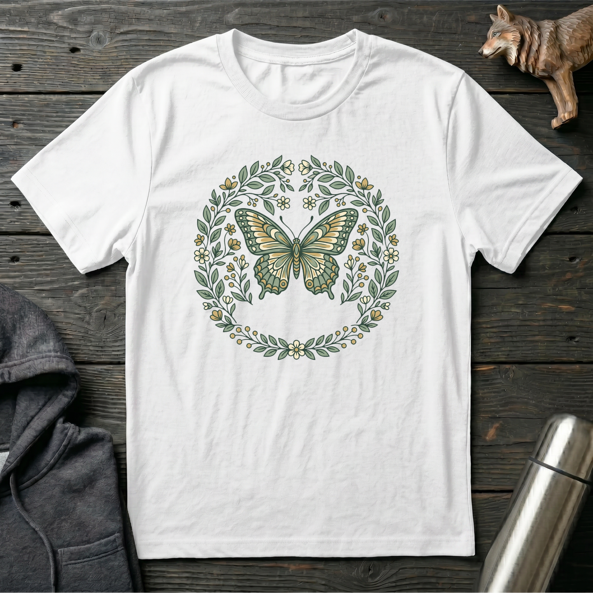 Grow Through What You Go Through Butterfly T-Shirt