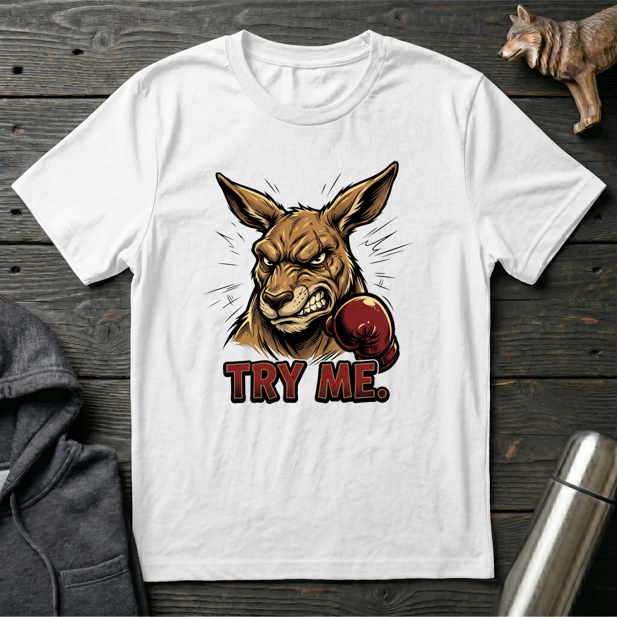 Try Me Kangaroo T-Shirt