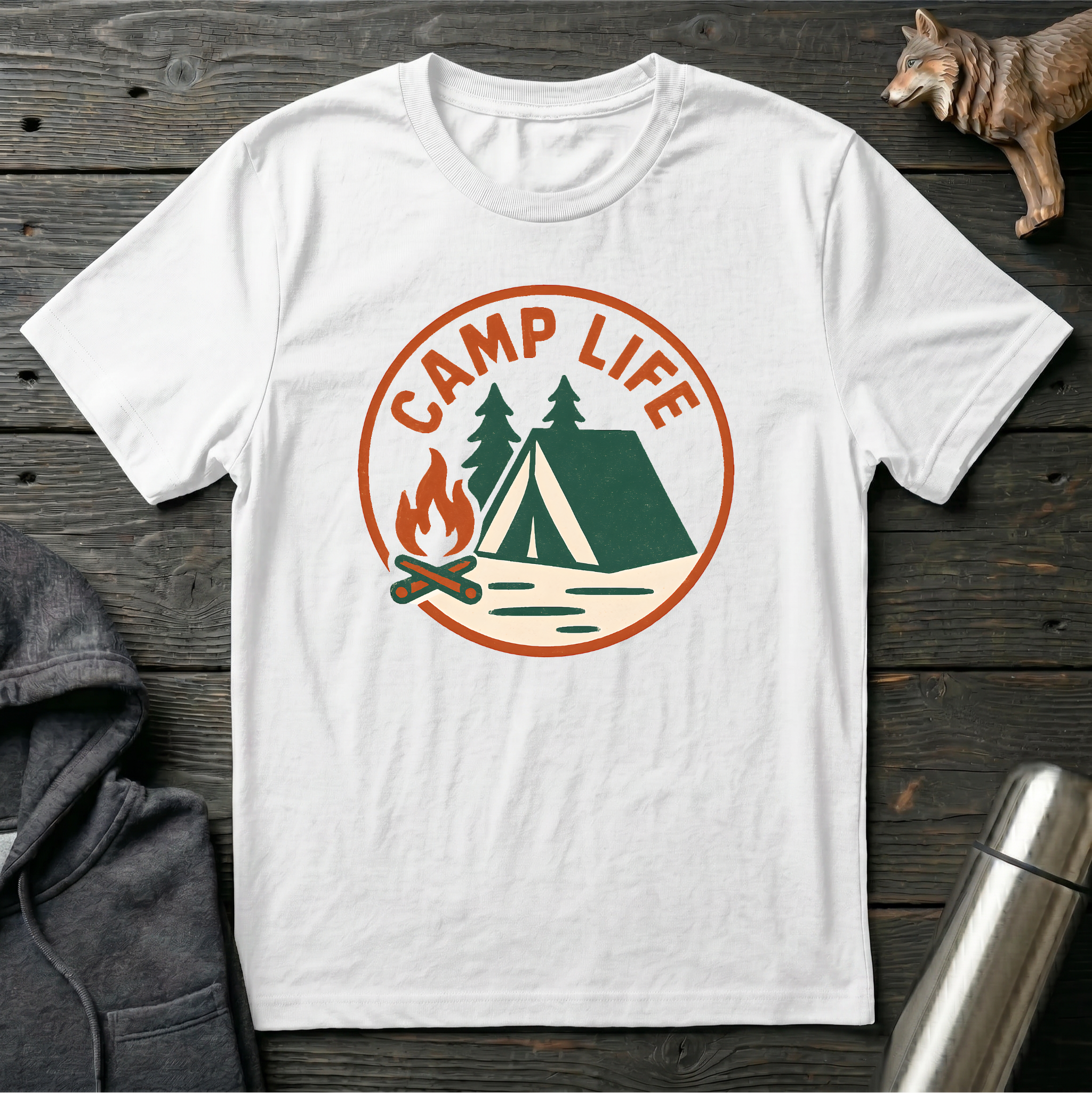 Camp Life Badge T-Shirt
