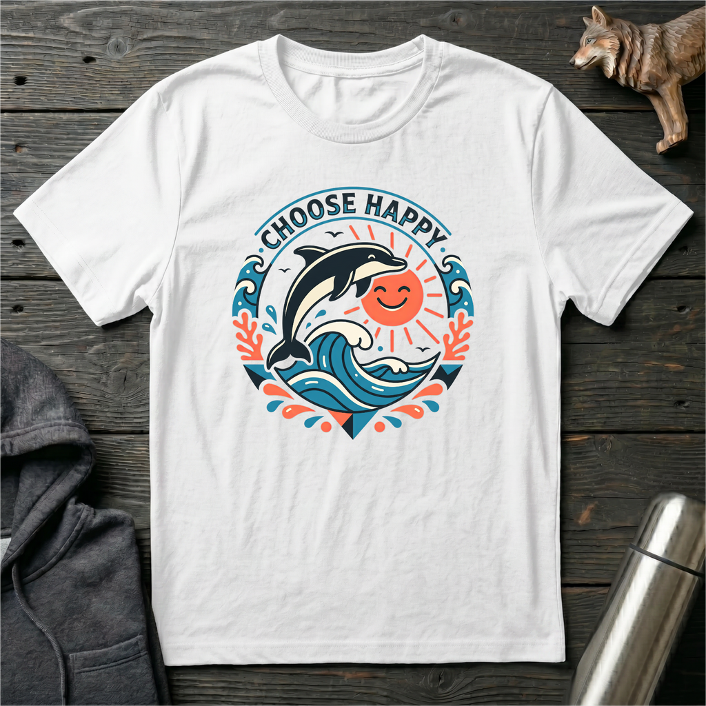 Choose Happy Dolphin T-Shirt