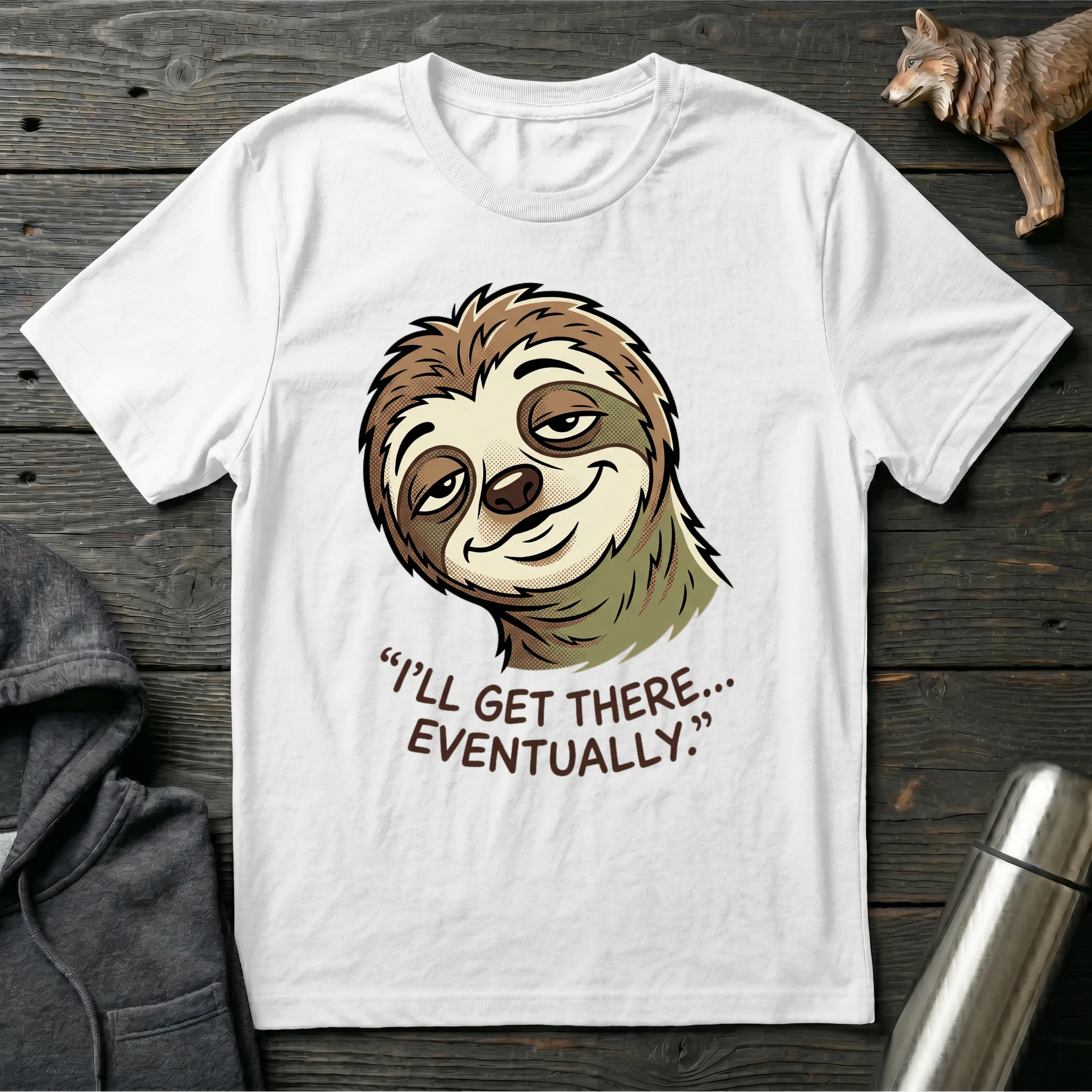I’ll Get There… Eventually Sloth no.1 T-Shirt