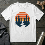 Retro Sunset Pines T-Shirt
