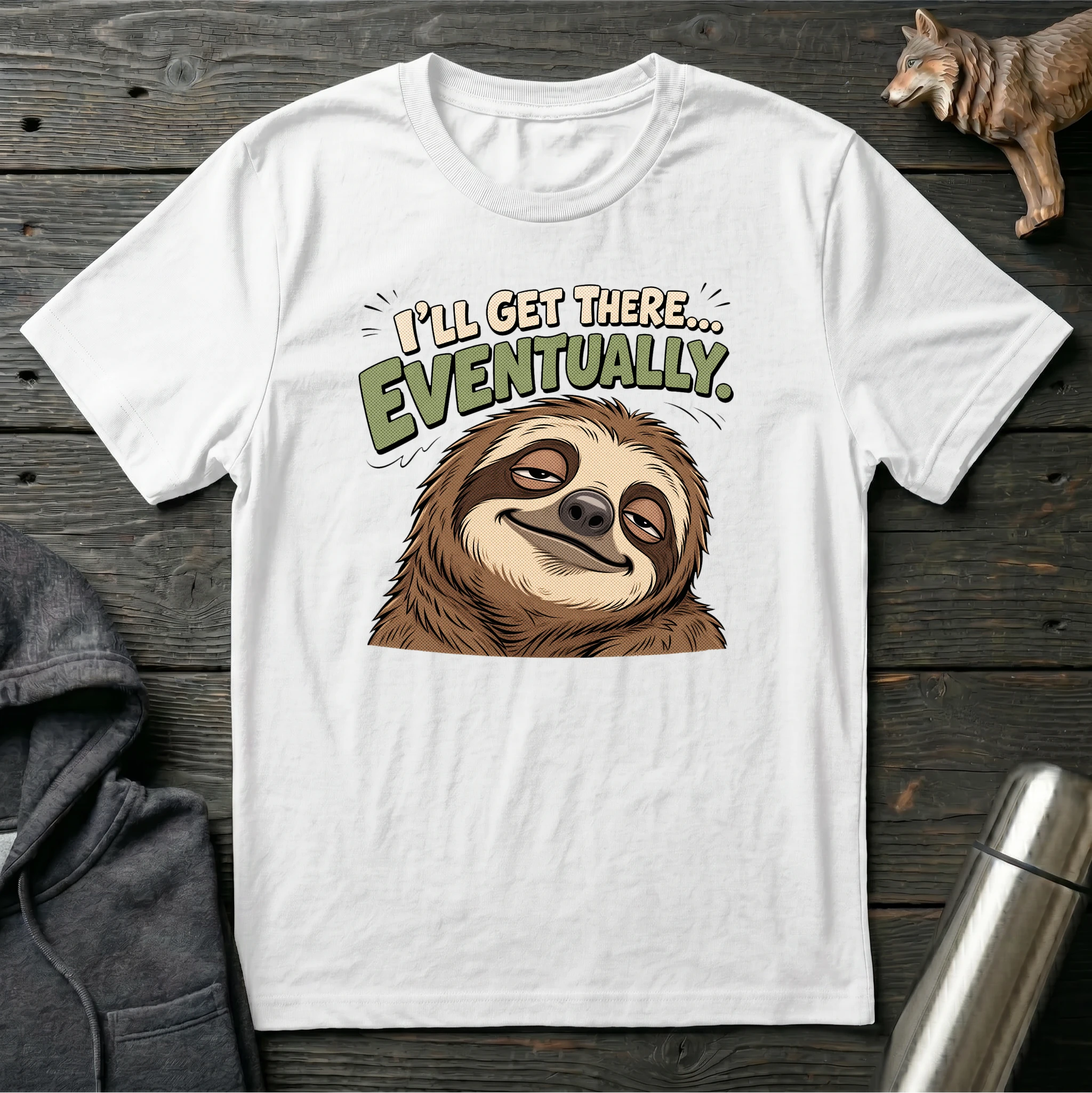 I’ll Get There… Eventually Sloth no.2 T-Shirt