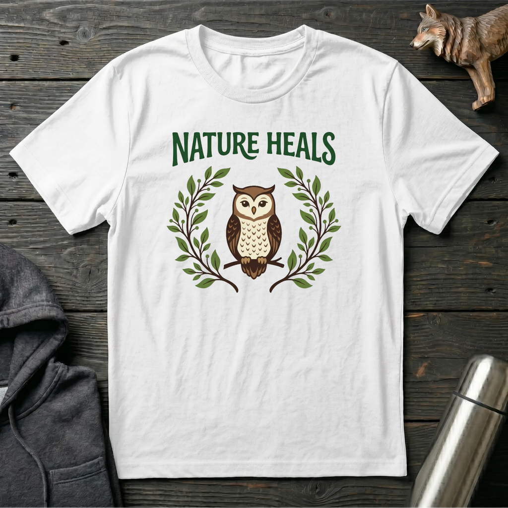 Nature Heals Owl T-Shirt