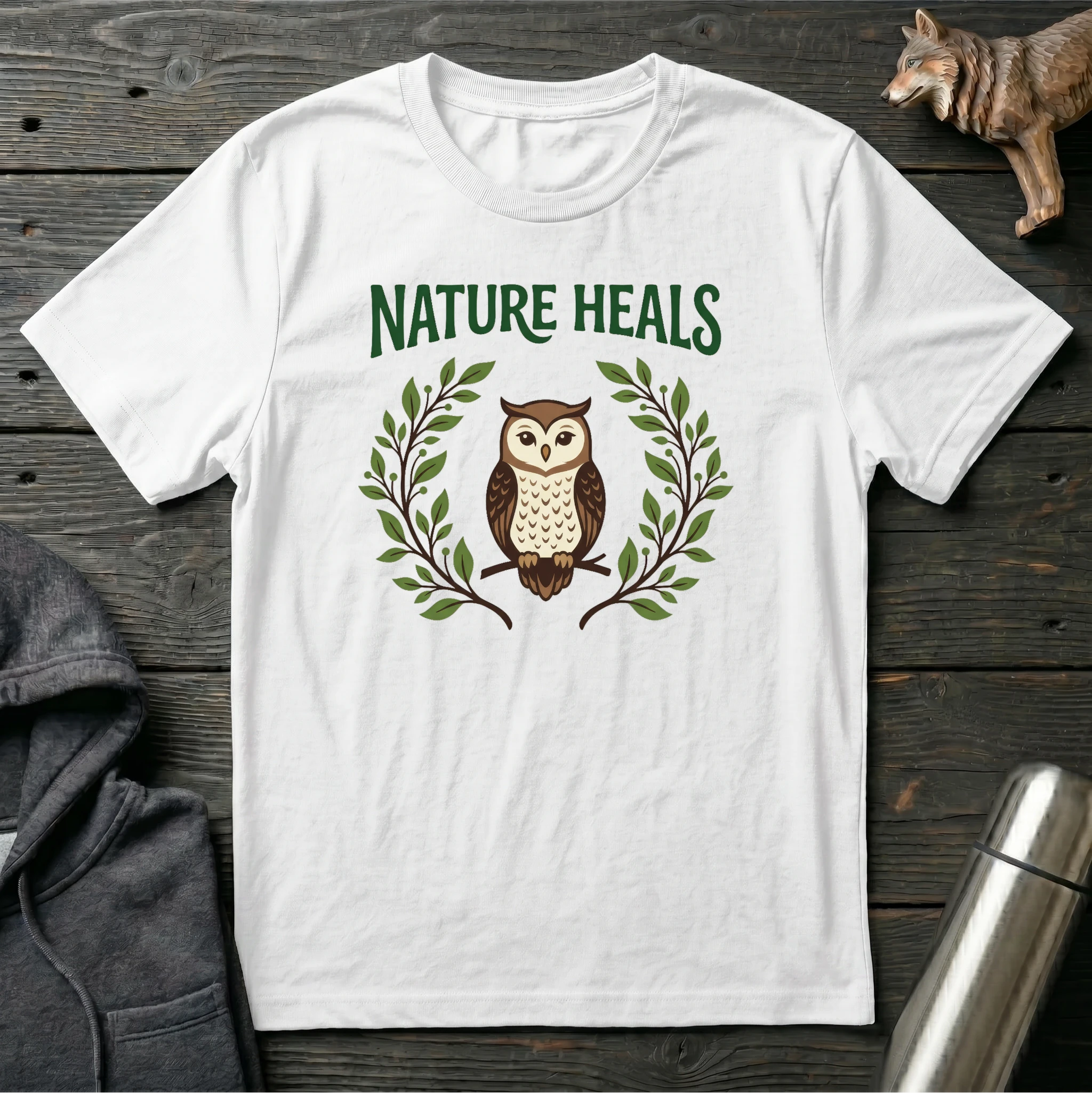 Nature Heals Owl T-Shirt