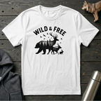 Wild & Free Forest Soul Bear Deer Rabbit T-Shirt