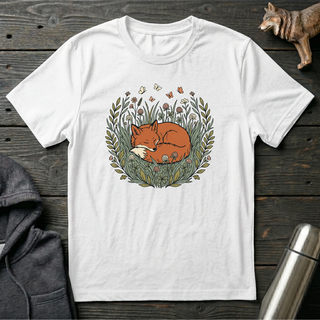 Cozy Sleeping Fox T-Shirt